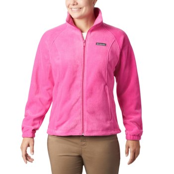 Columbia Tested Tough In Pink Benton Springs Full Zip, Chamarras Rosas Para Mujer | 569830-ARE